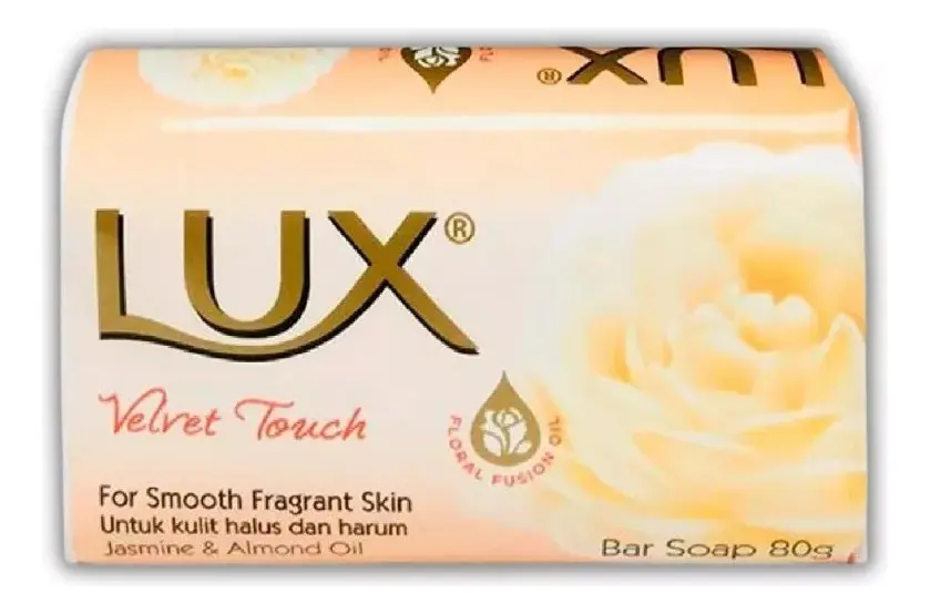Jabón Barra Lux Velvet Touch 80 G.